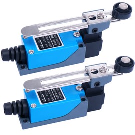 Taiss ME-8108 Limit Switch ME-8108 Roller Swivel Lever 1NC-1NO Waterproof Limit Switch 250 V AC for Electrical Control Switches in Mechanics and Other Industries ME-8108