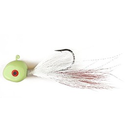 Flexi Jig Buck Tail, Blanco/Rojo, 2 oz