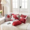 YUMYDG Set of 4 Cushion Covers 45 x 45cm Modern