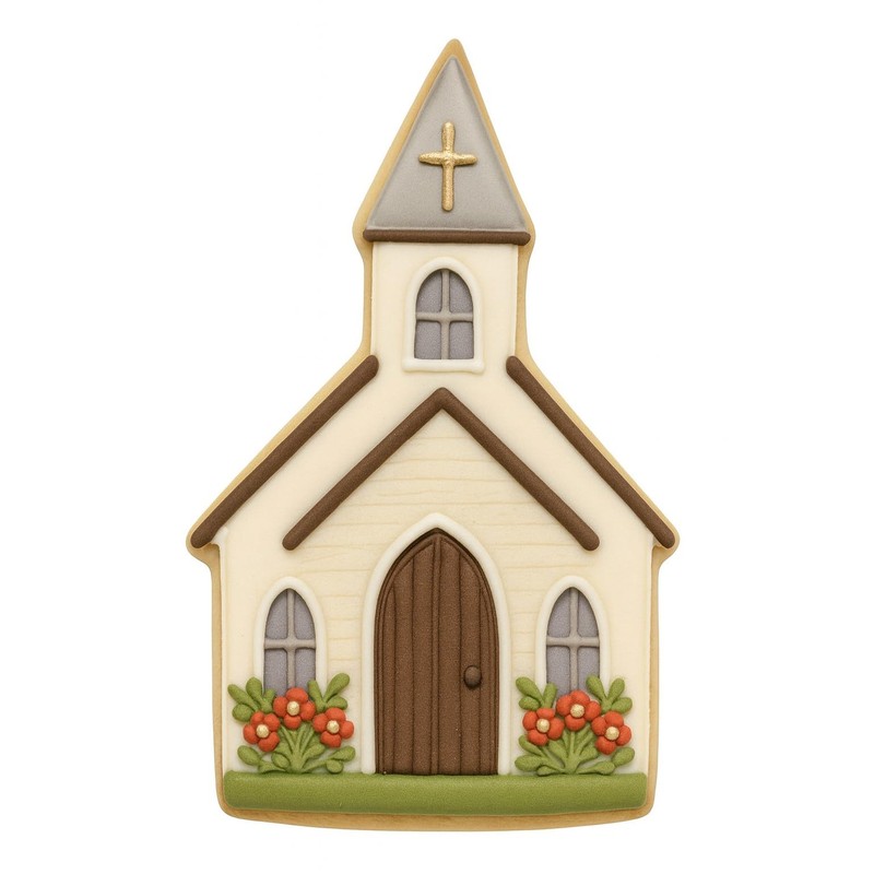 School House/Church 4 Inch Cookie Cutter from The Cookie Cutter