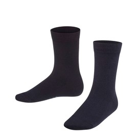FALKE Unisex Kids Family Socks, Breathable, Durable, Sustainable Cotton, Lightweight, Colorful, Skin-Friendly, Blue (Dark Marine 6170), 1-3.5, 1 Pair
