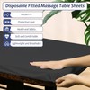 40PCS Disposable Fitted Massage Table Sheets, Heavy Duty Elastic Disposable