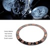 Watch Bezel Insert 38mm Black Base Rose Gold Digit Ceramic