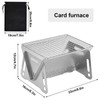 Folding Barbecue Camping Barbecue Portable BBQ Charcoal Smoker Grill for