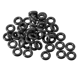 sourcing map Nitrile Rubber O-Ring Metric Seal Rubber Sealing Ring Seals 5 mm Outer Diameter 2 mm Inner Diameter 1.5 mm Width Pack of 50