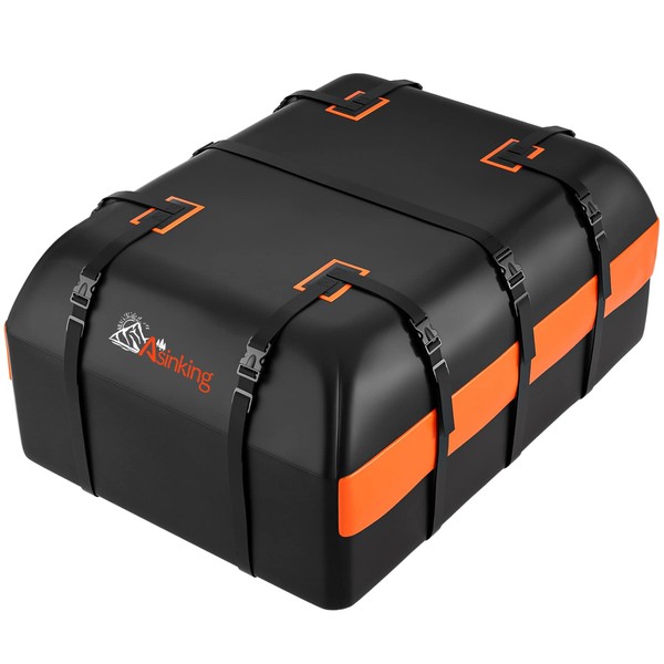 Asinking Car Rooftop Cargo Carrier Bag, 21 Cubic Feet 100%