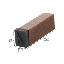 KOMBIUDA DIY Journal Stamps Wood Alphabet Stamps Vintage Style for Craft Scrapbook Decor