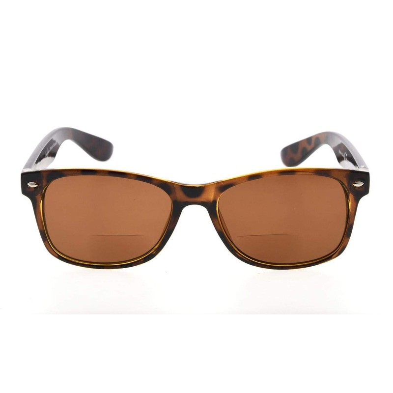 Eyekepper Classic Bifocal Sunshine Readers Bifocal Sunglasses Brown +2.00