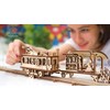 Ugears ユーギアーズ Tram Line トラムライン ;70028　木のおもちゃ 3D立体 パズル
