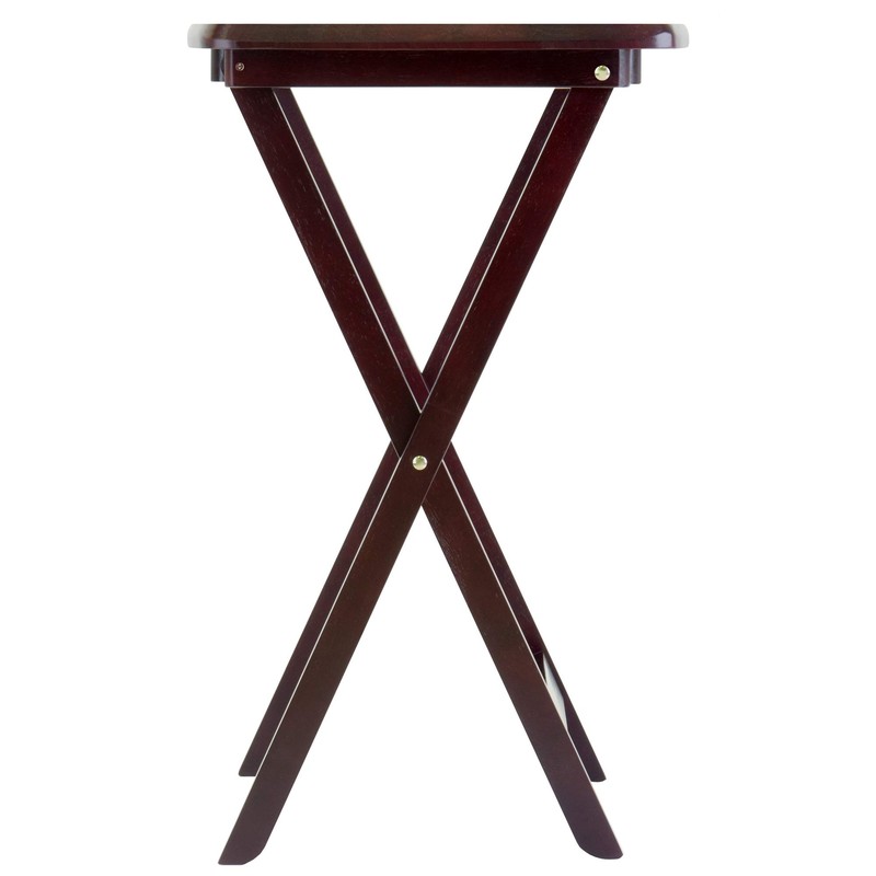 Winsome Dylan Snack Table Set with Stand, for Living Room,