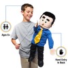 25" George, Peach Dad/Businessman, Full Body, Ventriloquist Style Puppet