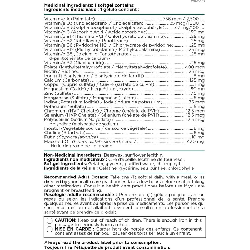 Platinum Naturals Easymulti Adult Multivitamin with Omega 3 & 6,