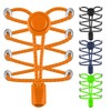 AMLY 4 Pairs of Elastic No Tie Shoelaces, Upgraded Lock,