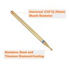 sourcing map 13pcs 120-140 Grits Diamond Grinding Bit 1mm Ball