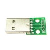 DollaTek USB Male/Mini Micro USB DIP Adapter 2.54 mm 5-Pin