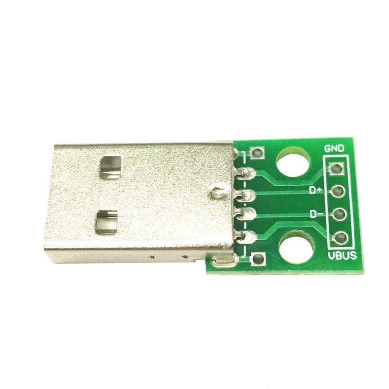 DollaTek USB Male/Mini Micro USB DIP Adapter 2.54 mm 5-Pin