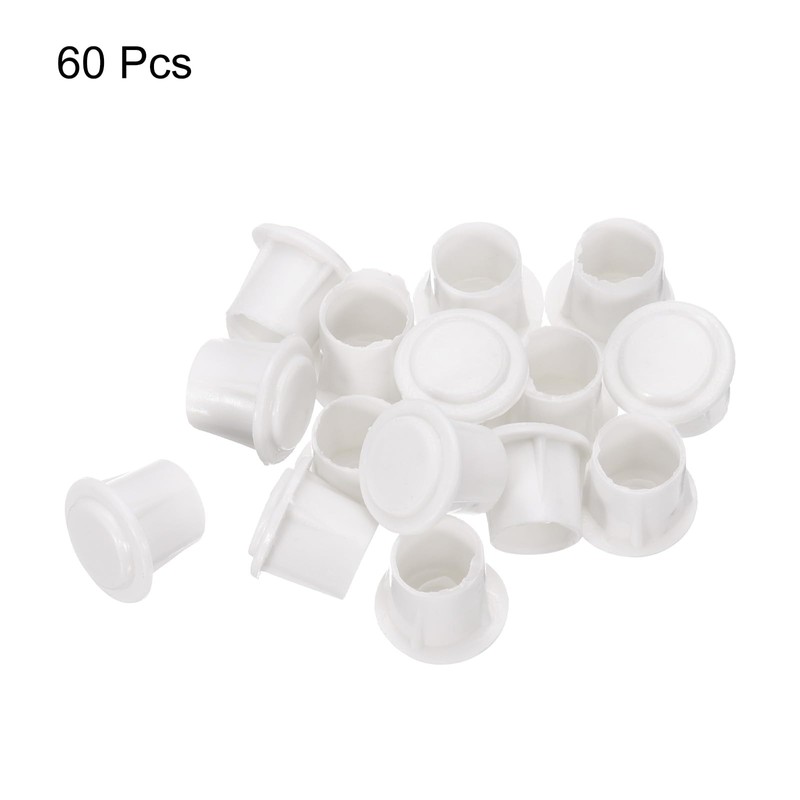 sourcing map PVC Tube Covers Internal Plug Pipe Inner 16mm