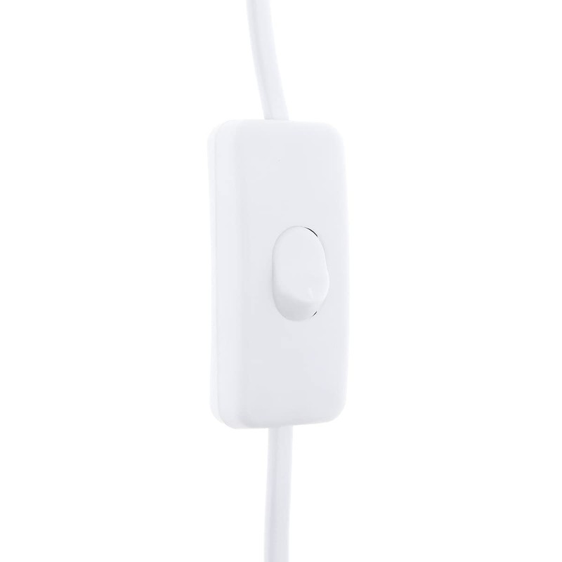 RTNLIT 2-Pack 6Ft Lamp Cord with Switch Button and Molded