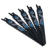 150mm Reciprocating Saw Blade 5 TPI Cutting Wood Plastic Sharp