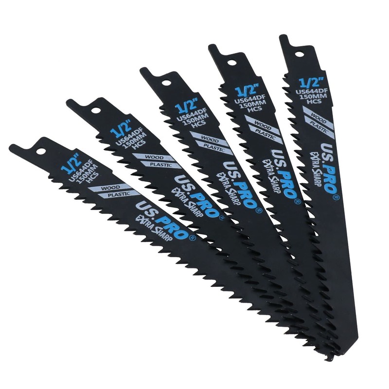 150mm Reciprocating Saw Blade 5 TPI Cutting Wood Plastic Sharp