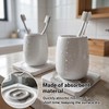 6 PCS Water Absorbing Stone Tray for Sink, 4" X