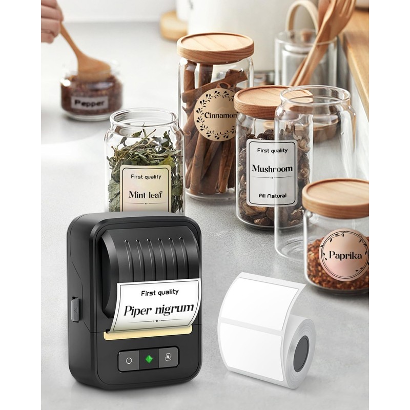 Byeodio N20 Portable Bluetooth Thermal Printer Inkless Label Maker Machine