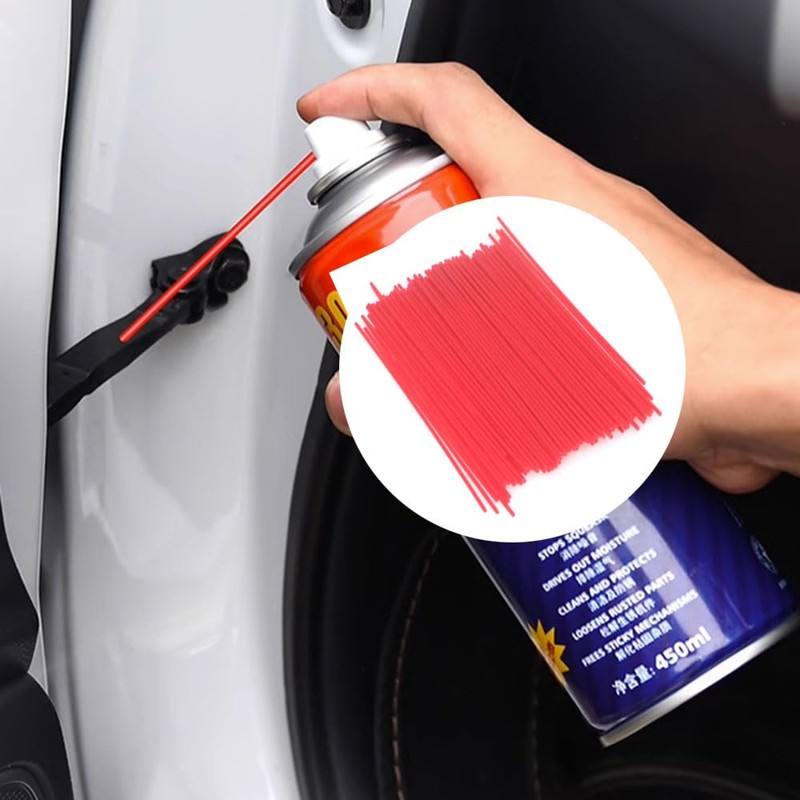 Spray Can Straws,Flexible Spray Extension Straws,Plastic Replacement Spray Can Extension