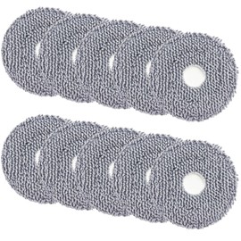 10 Pack Mop Pads for Roborock Qrevo S5V, QV 35A 35S, Saros 10R, Curvx, Curv S5X, Edge S5A, Master, Slim, Q Revo S/Pro/Plus/MaxV Robot Vacuum Cleaner, Mop Pad Accessories