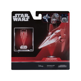 STAR WARS STAR WARS Micro Galaxy Squadron V-Wing Starfighter (Armada Edition) - 3-Inch Vehicle with Radiator Wings Plus Two 1-Inch Micro Figure Accessories