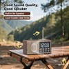 Tendak FM Retro Radio Small, Nostalgic Radio with LED Display,