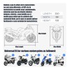 Funda Motocicleta Impermeab Grueso Cubiertas Para Moto