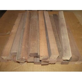 Lumber Wood for Woodworking - Construction - Landscaping Twenty (20) 12" Long Exotic SAPELE Pen/Spindle Lathe Blanks 1 X 1 X 12"