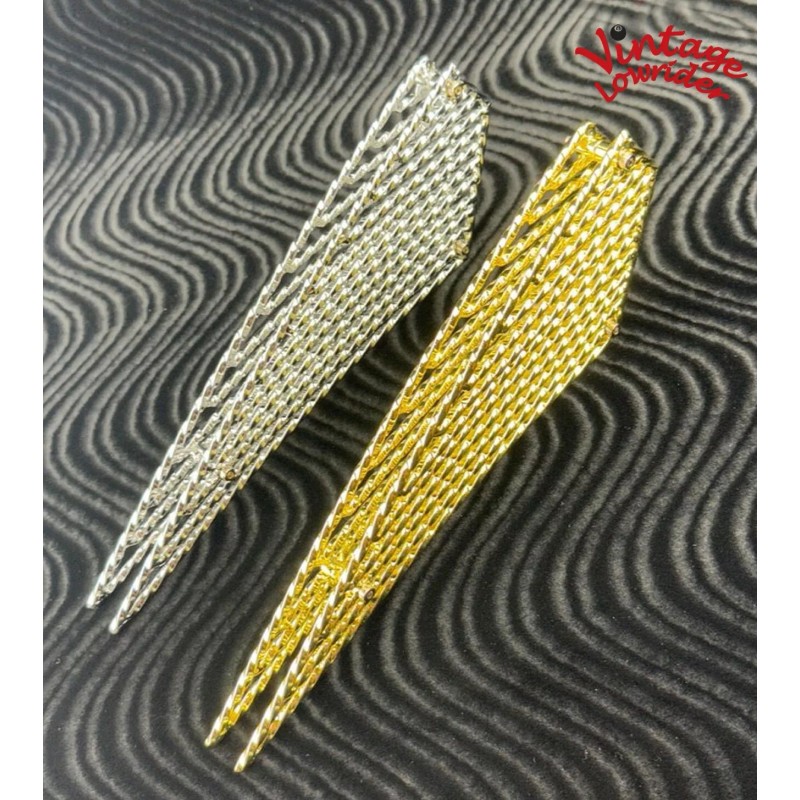 ORIGINAL LOWRIDER 20" TANK FRAME TOP/BOTTOM SQUARE TWISTED INSERTS. -