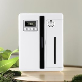 Smart Air Machine, Difusor de Aceite Esencial sin Agua, Difusor de con Tecnología de Nebulización por Ultrasonido, Ventilador Incorporado para el Hogar, la Oficina