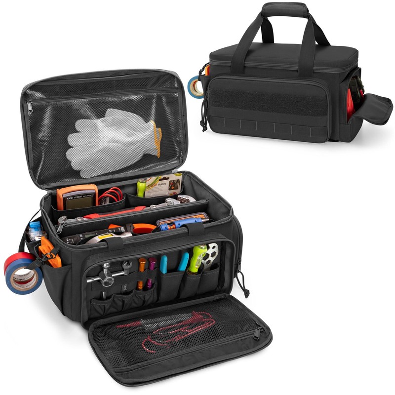 14-Inch Heavy-Duty Tool Bag for Tool Organization – Portable Polyester