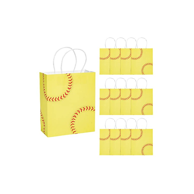 Fun Express Softball Gift Bags – 12 Pieces