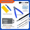 JUNYAOHSU Gundam Model Tool Kit, 64pcs Hobby Modeler Basic Tool