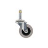 Shepherd Hardware 9790 2-Inch Swivel Stem Caster, Rubber Wheel, 7/16-Inch