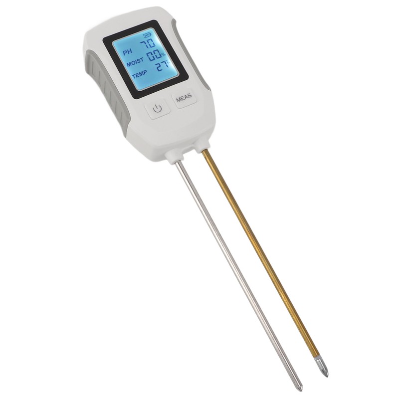 Soil Moisture Tester with Dual Probe Digital Display High Accuracy