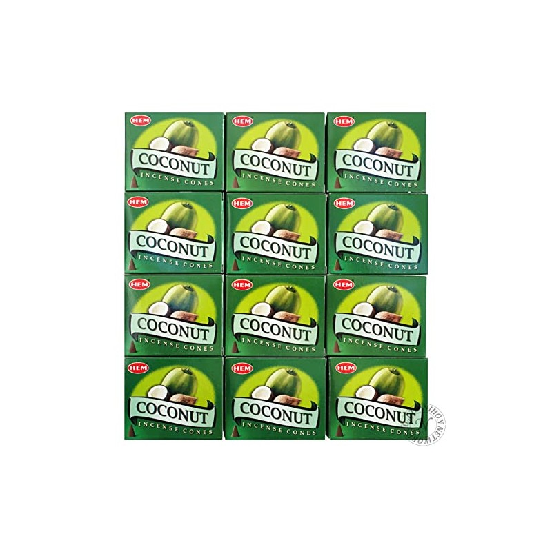 HEM Coconut Corn Incense, Set of 12, Japan Network