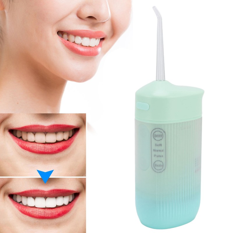 Electric Oral Irrigator Portable Telescopic High Pressure Water Teeth Cleaner