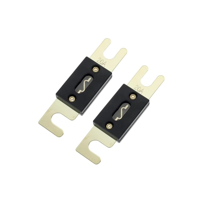 BOJACK 2pcs 20A ANL Fuse Holder and 2pcs 20Amp 32VDC
