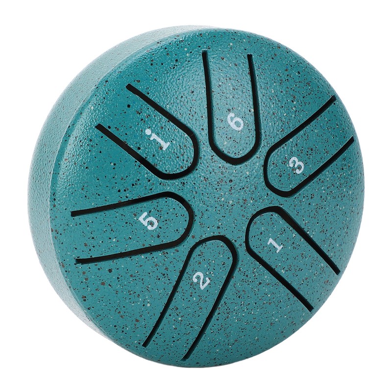 Mini Steel Tongue Drum 3 Inch 6 Notes Worry Free