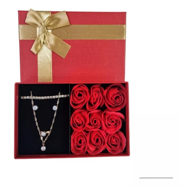 KARI HERNANDEZ San Valentin Regalo Rosas Jabon Arreglo Novia Amiga