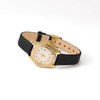 WOCCI 18mm Watch Strap with Rose Gold Buckle, Elegant Genuine