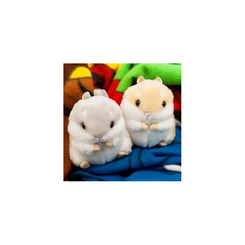 Hamster Keychains, Mini Plush Animal Charms Keyrings, Stuffed Backpack Handbag