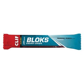 Clif Bloks Tropical Punch with Caffeine Sports Supplements, 60 g