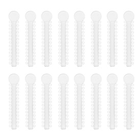 DOITOOL Orthodontic Ligature Ties Dental Teeth Orthodontic Ligature Ring Bands Orthodontic Braces Ties Kfo Supplies White 40 Pieces