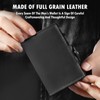 Credit Card Holder Wallet - Genuine Leather Pop Up Card