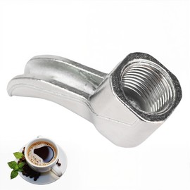 HAMKU 1 x coffee filter nozzle, 1-way spout for portafilter - 3/8 inch, portafilter spout, universal coffee diverter nozzles for cafe, cup raiser for portafilter